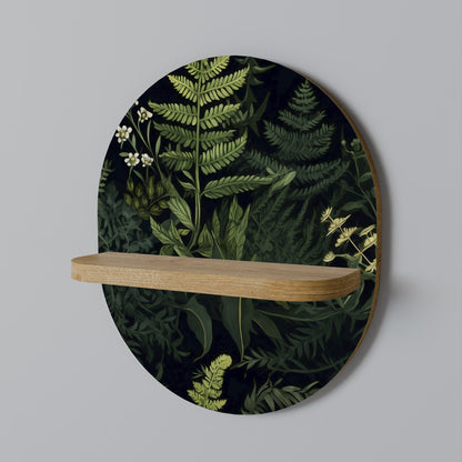 FOREST WONDERS Oval Konsthylla I Ekeffekt