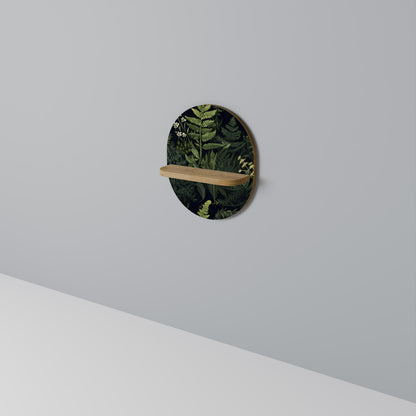 FOREST WONDERS Oval Konsthylla I Ekeffekt