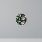 EERIE STROMANTHE Oval konsthylla i svart finish