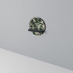 EERIE STROMANTHE Round Art Shelf In Black Finish