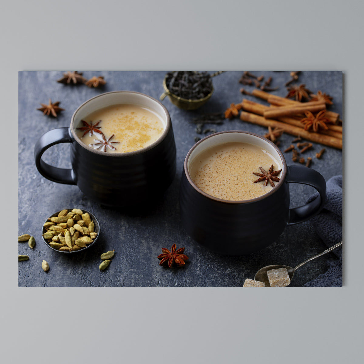 WARMTH IN A CUP Horizontal Canvas Print