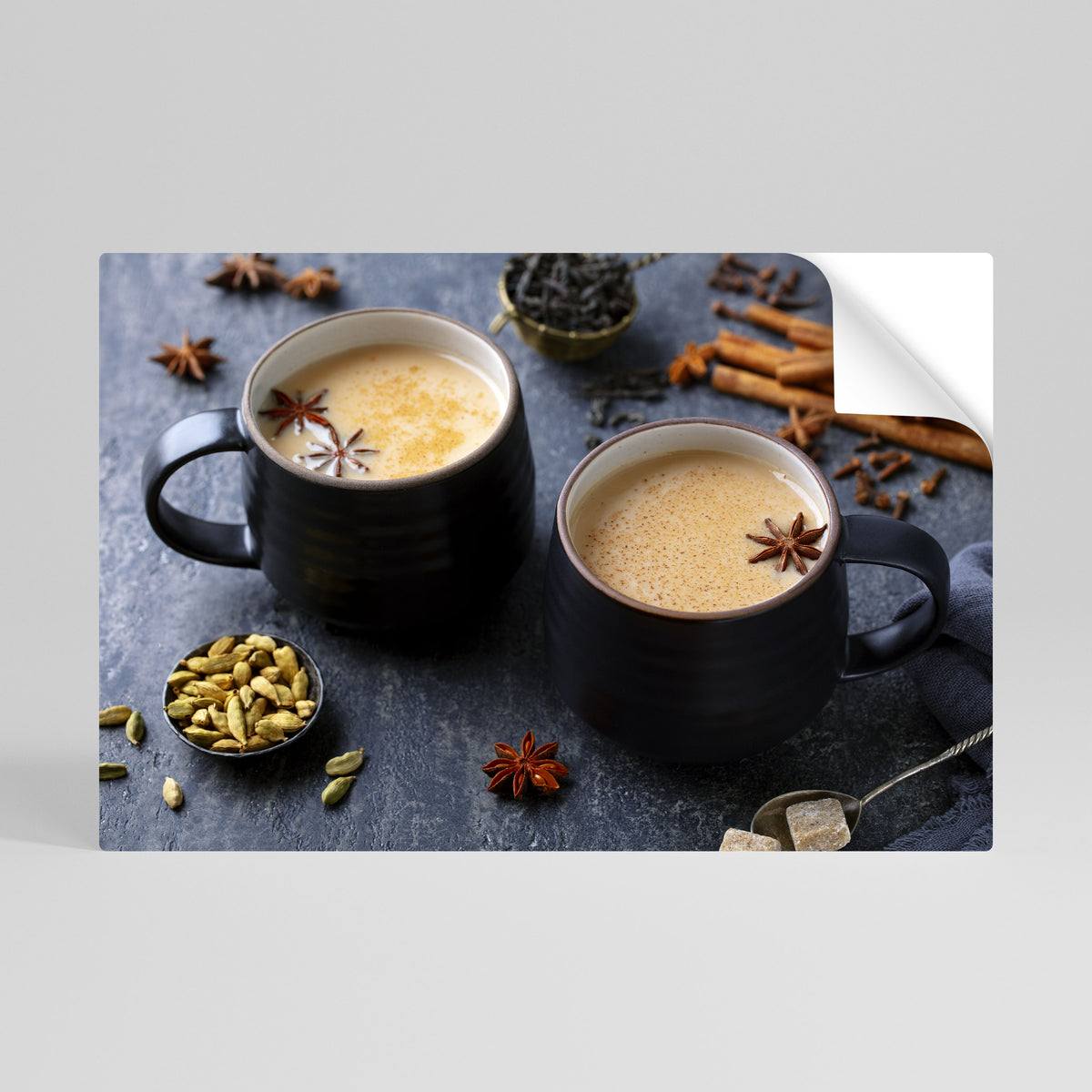 WARMTH IN A CUP Självhäftande Horisontell Poster