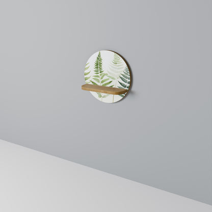 FERN MAJESTY Rund Konsthylla I Ekeffekt