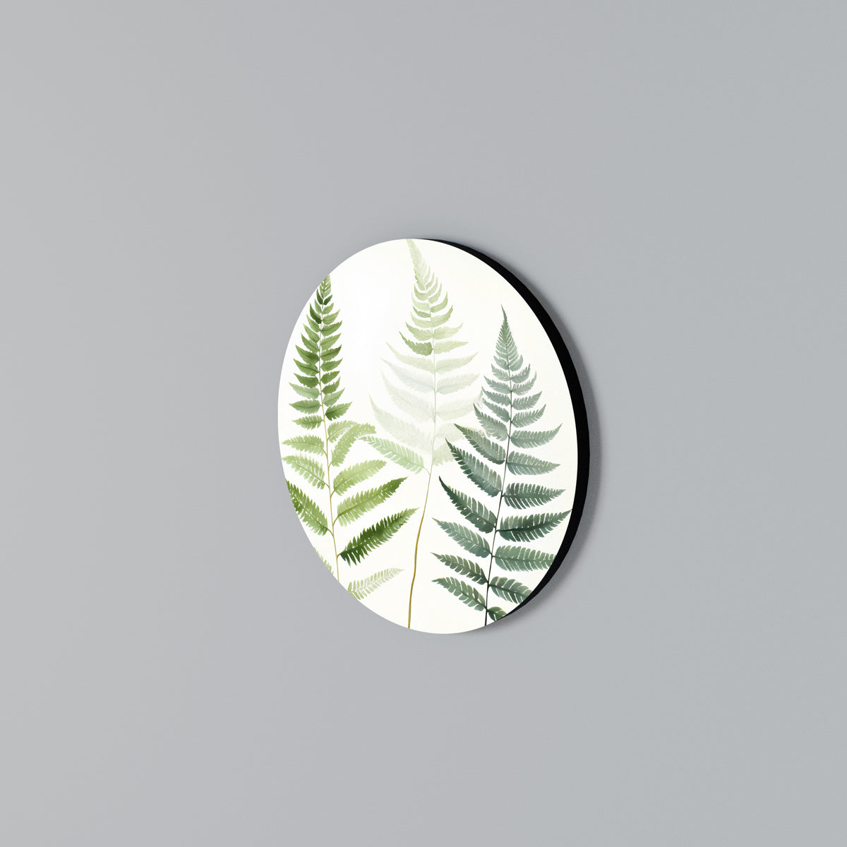 FERN MAJESTY Rund väggdekor