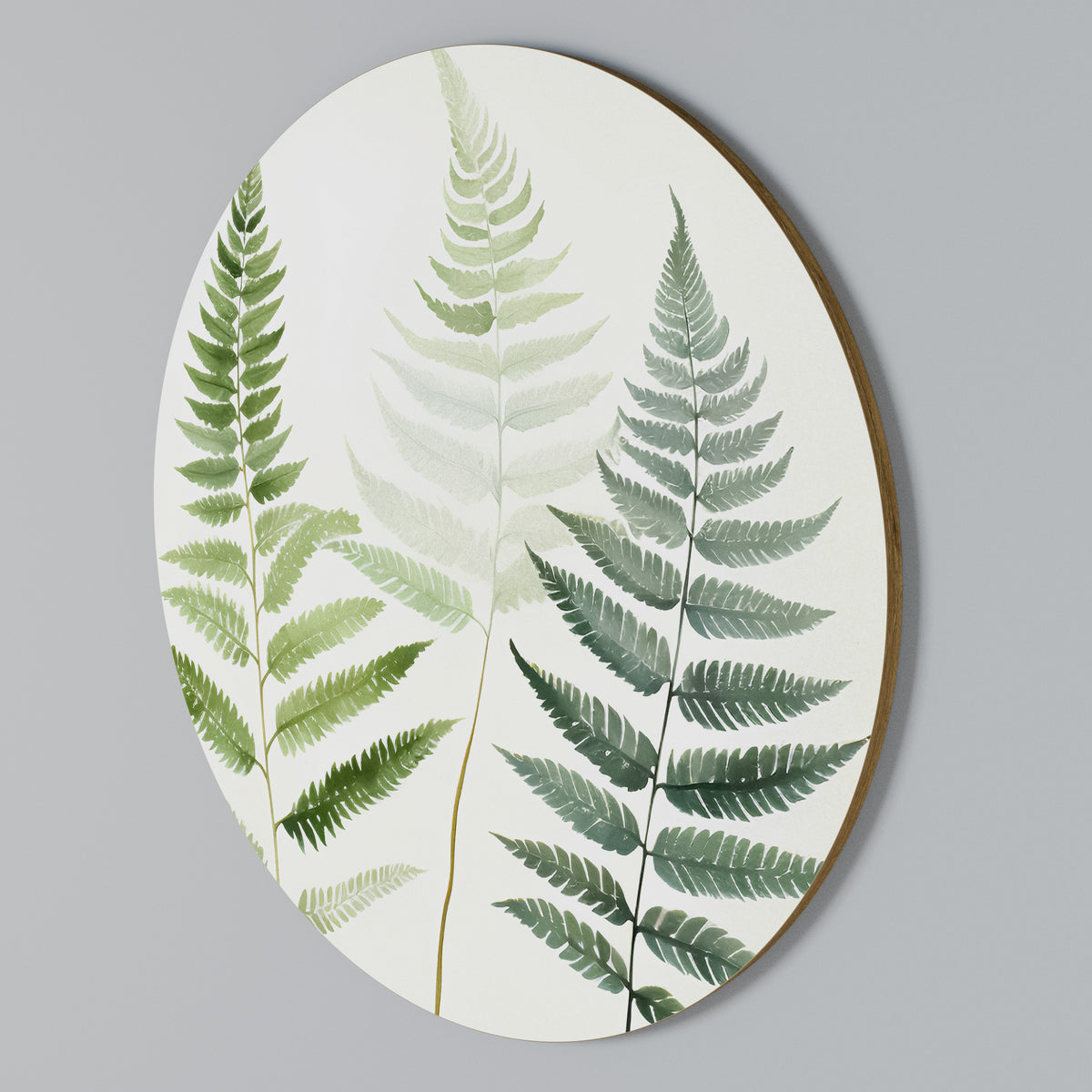 FERN MAJESTY Round Wall Art