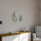 FERN MAJESTY Round Wall Art