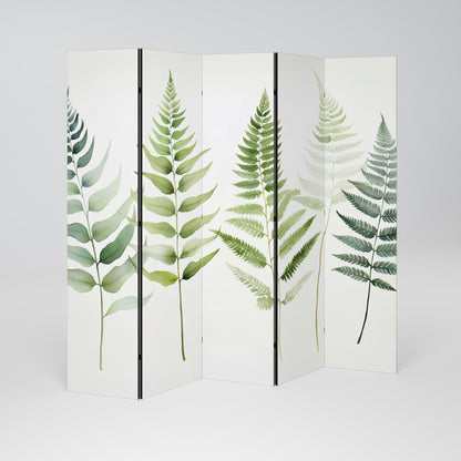 FERN MAJESTY Dekorativ rumsavdelare – 5 paneler