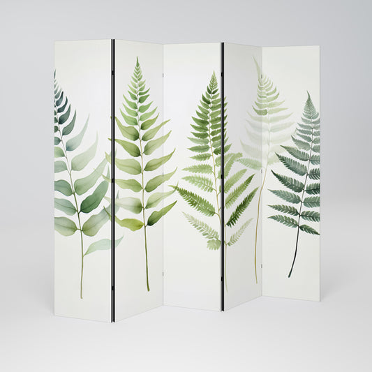 FERN MAJESTY Decorative 5-Panel Room Divider