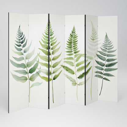 FERN MAJESTY Dekorativ rumsavdelare med 6 paneler