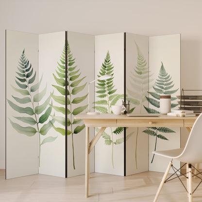 FERN MAJESTY Dekorativ rumsavdelare med 6 paneler