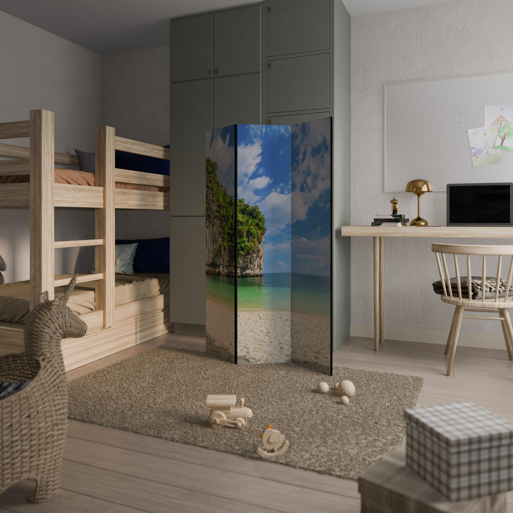 SUN-KISSED HAVEN 3-Panel Room Divider