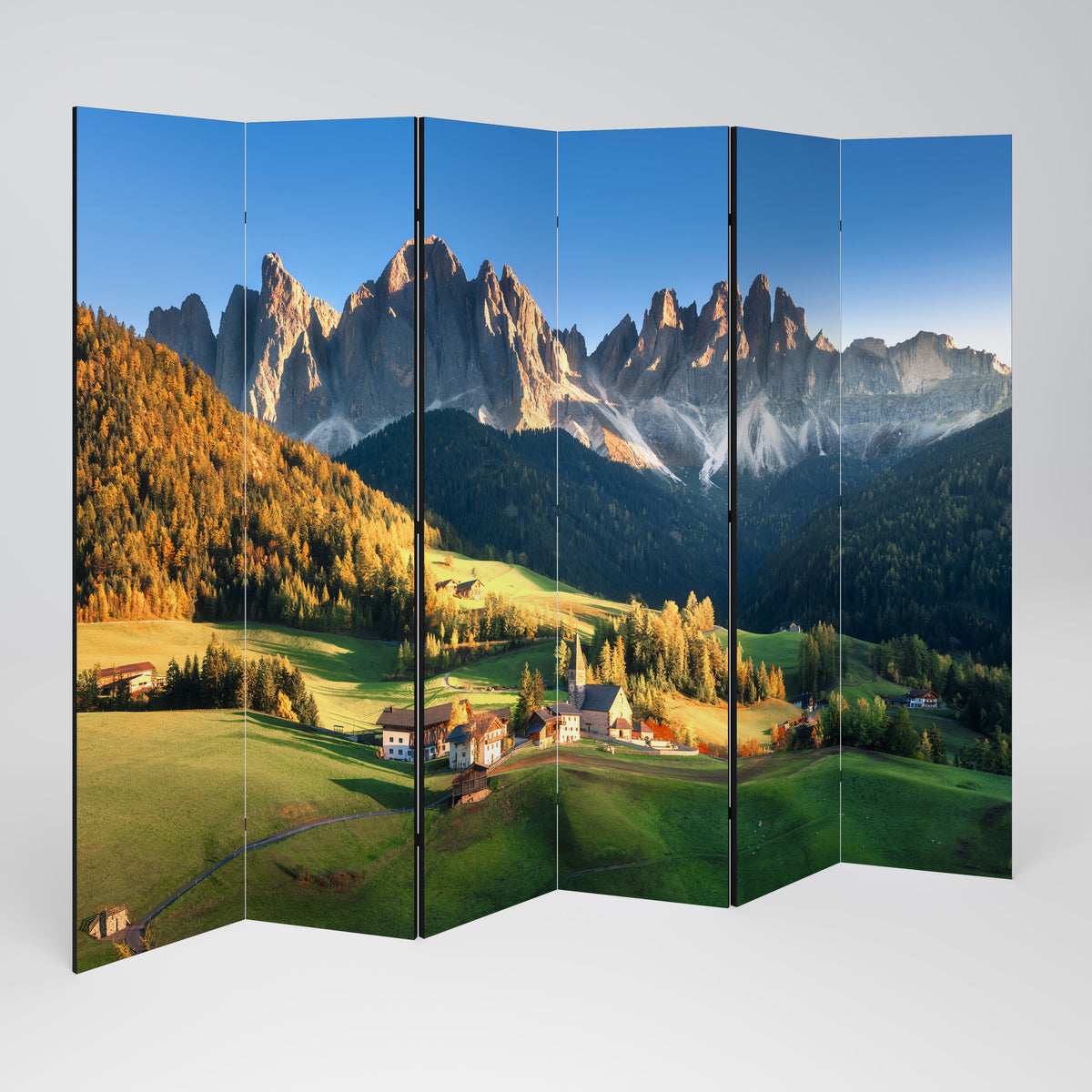 MOUNTAIN DREAMSCAPE Rumsavdelare 6 paneler