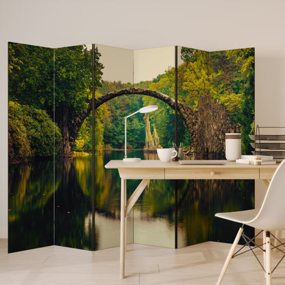 SERENE REFLECTIONS REALM Decorative 6-Panel Room Divider