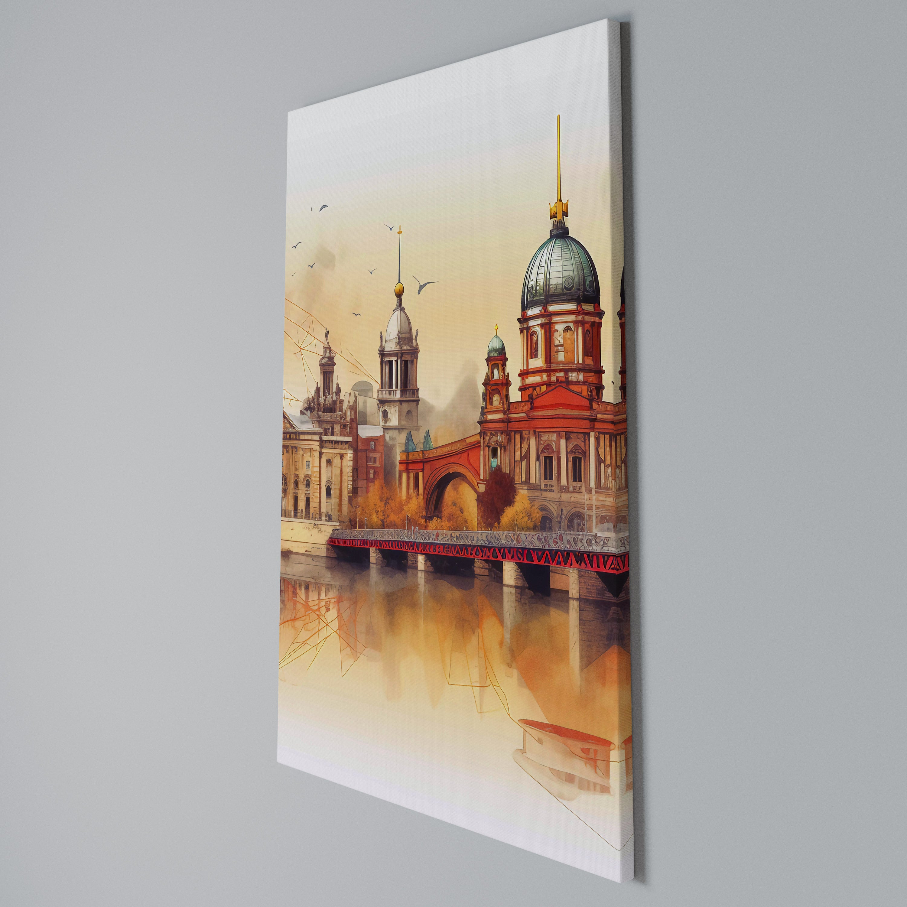 BERLIN SPIRIT Vertical Canvas Print
