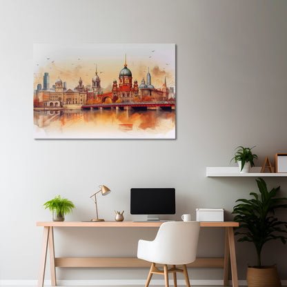 BERLIN SPIRIT Horizontal Canvas Print