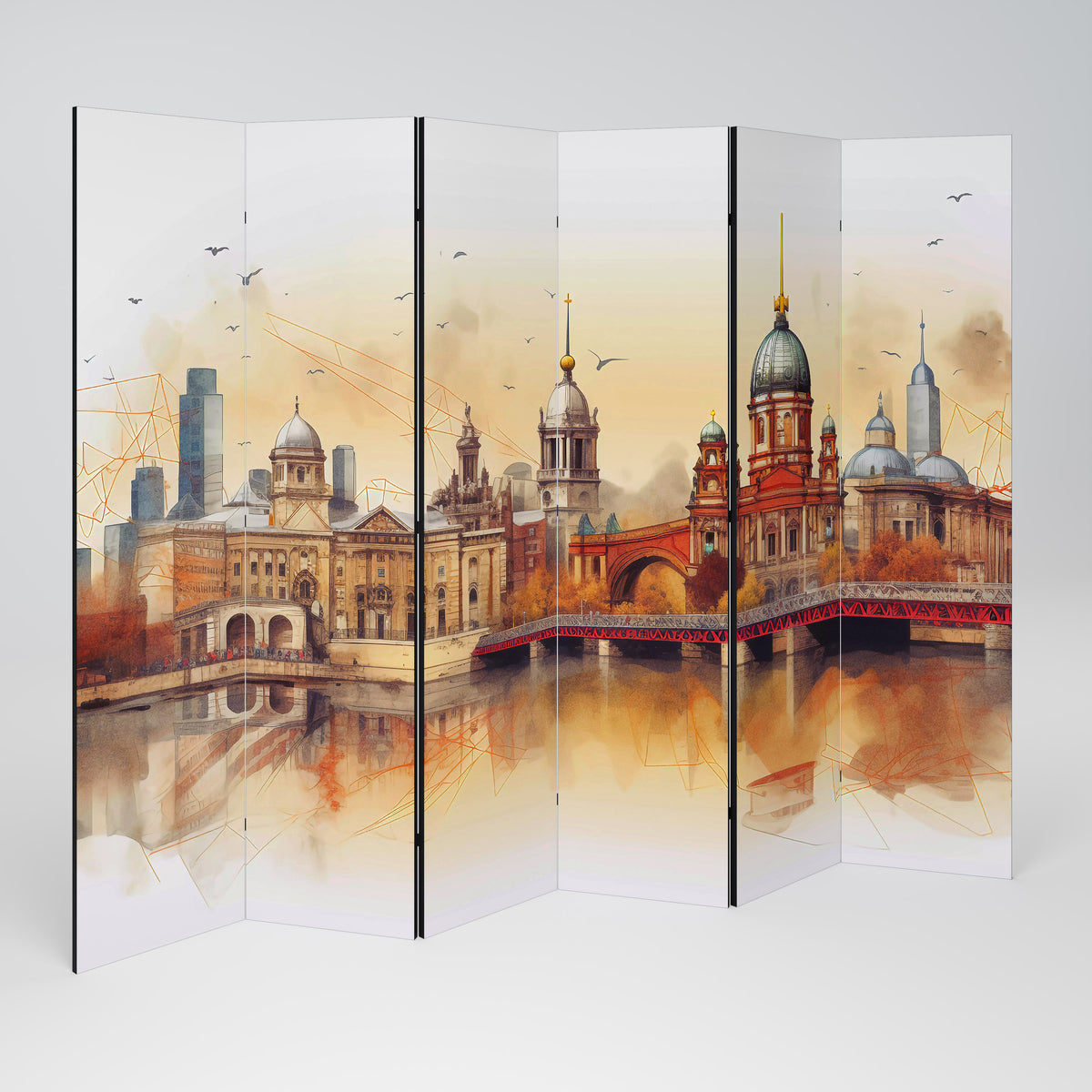 BERLIN SPIRIT Rumsavdelare 6 paneler