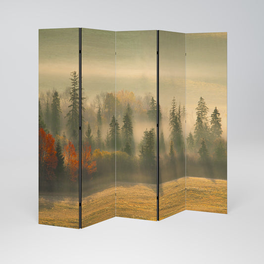 GILDING HOURS 5-Panel Room Divider