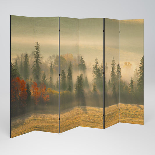 GILDING HOURS Decorative 6-Panel Room Divider