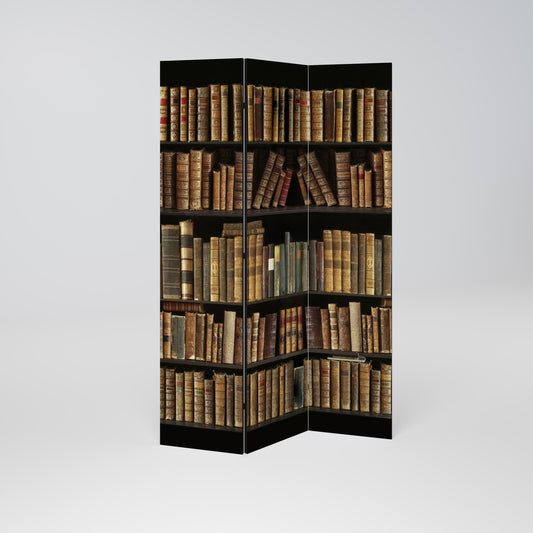 SHELVES OF TIME Dekorativ rumsavdelare – 3 paneler