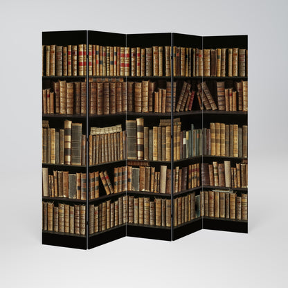 SHELVES OF TIME Dekorativ rumsavdelare – 5 paneler