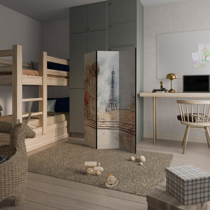 PARISIAN DAYDREAM Dekorativ rumsavdelare med 3 paneler