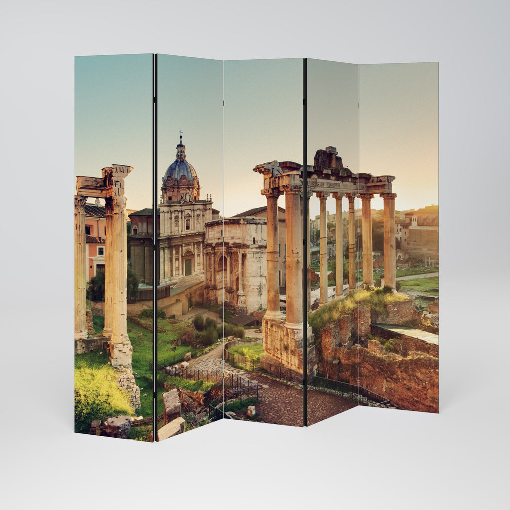 MARVELS OF THE PAST Dekorativ rumsavdelare – 5 paneler