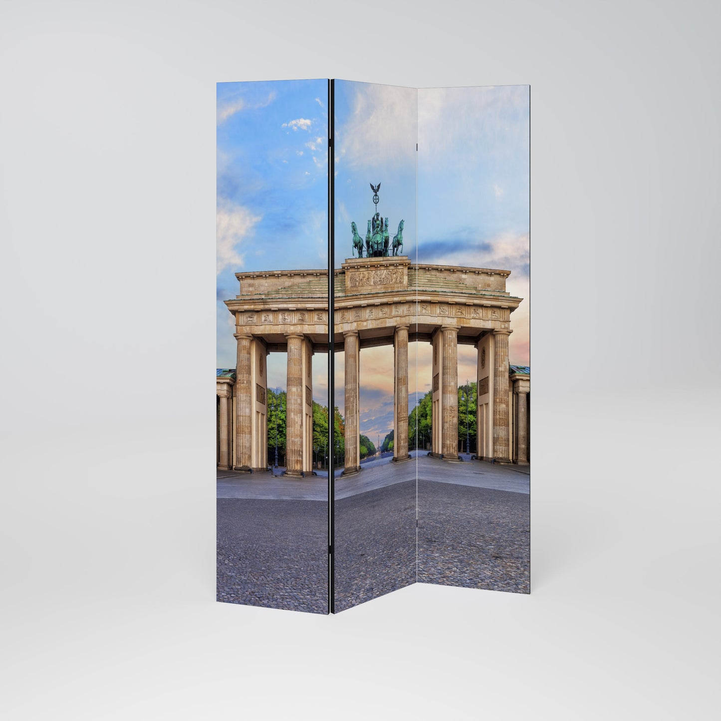 PILLARS OF MEMORY Decorative 3-Panel Room Divider
