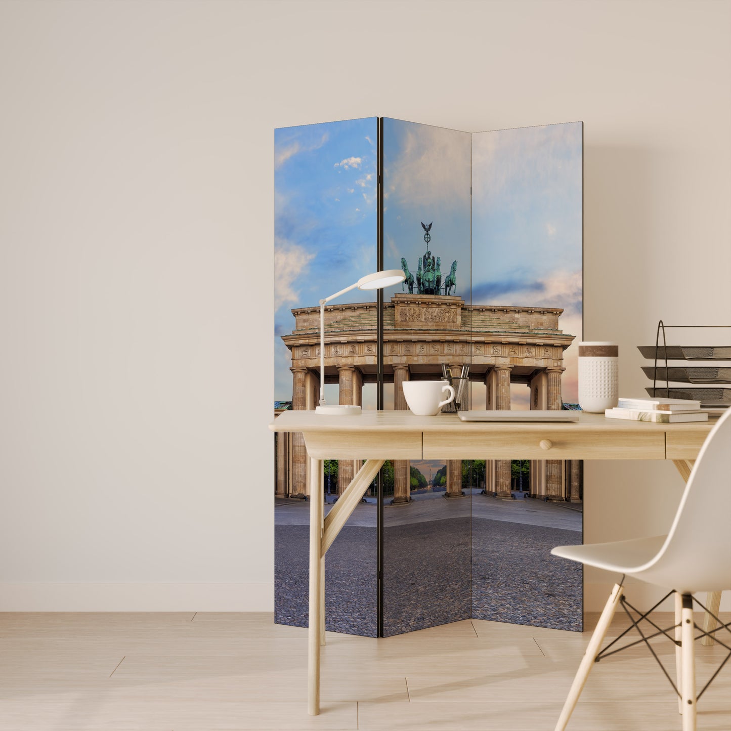 PILLARS OF MEMORY Dekorativ rumsavdelare – 3 paneler