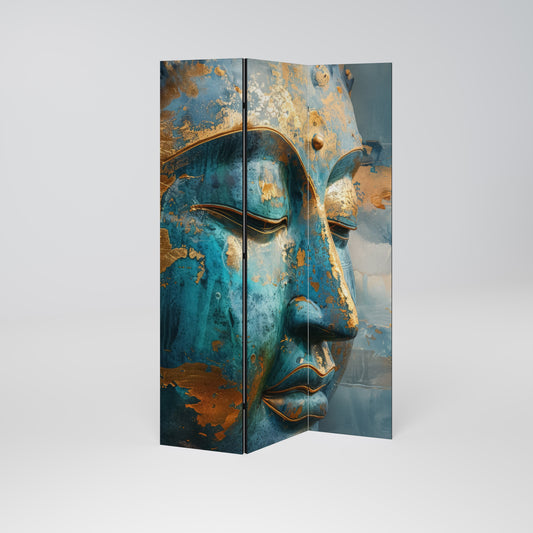 ENIGMATIC STILLNESS Dekorativ rumsavdelare med 3 paneler