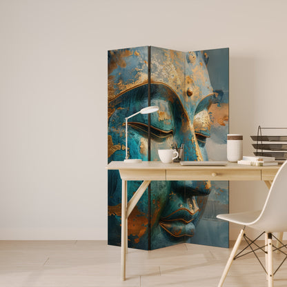 ENIGMATIC STILLNESS Dekorativ rumsavdelare med 3 paneler