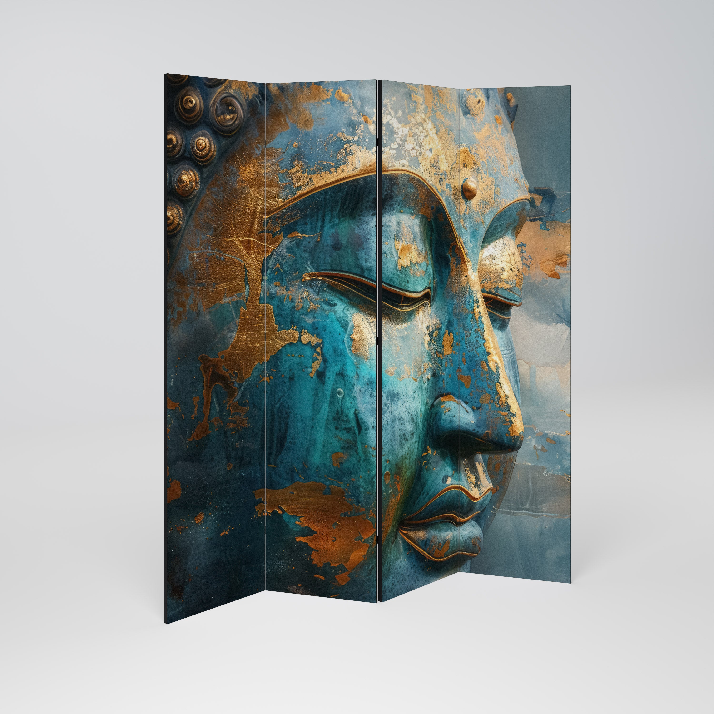 ENIGMATIC STILLNESS Rumsavdelare 4 paneler