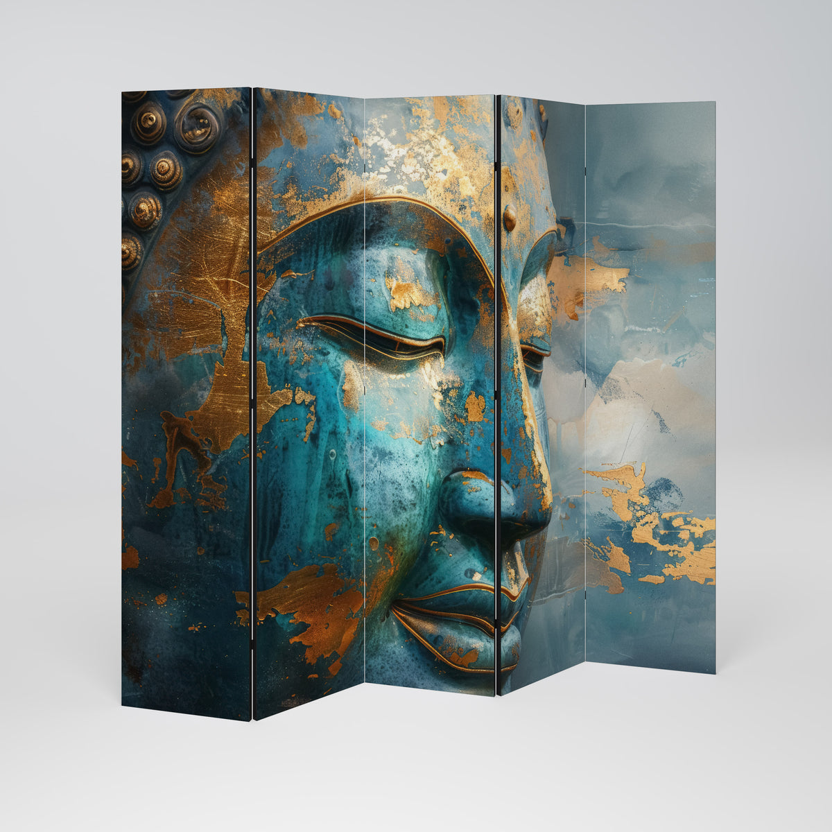 ENIGMATIC STILLNESS Dekorativ rumsavdelare – 5 paneler