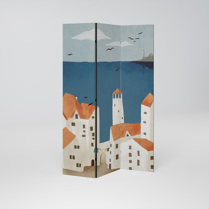 COASTLAND VILLAGE Dekorativ rumsavdelare – 3 paneler