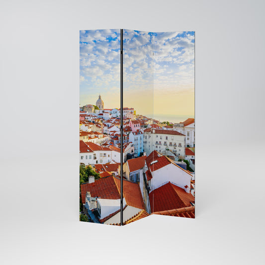 ROOFTOP RADIANCE Dekorativ rumsavdelare med 3 paneler