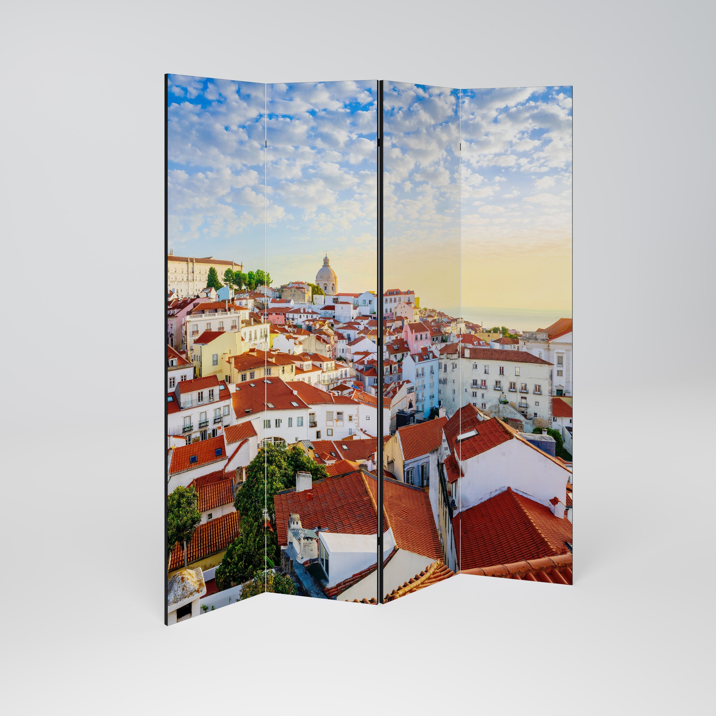 ROOFTOP RADIANCE Dekorativ rumsavdelare med 4 paneler