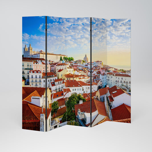 ROOFTOP RADIANCE Dekorativ rumsavdelare med 5 paneler