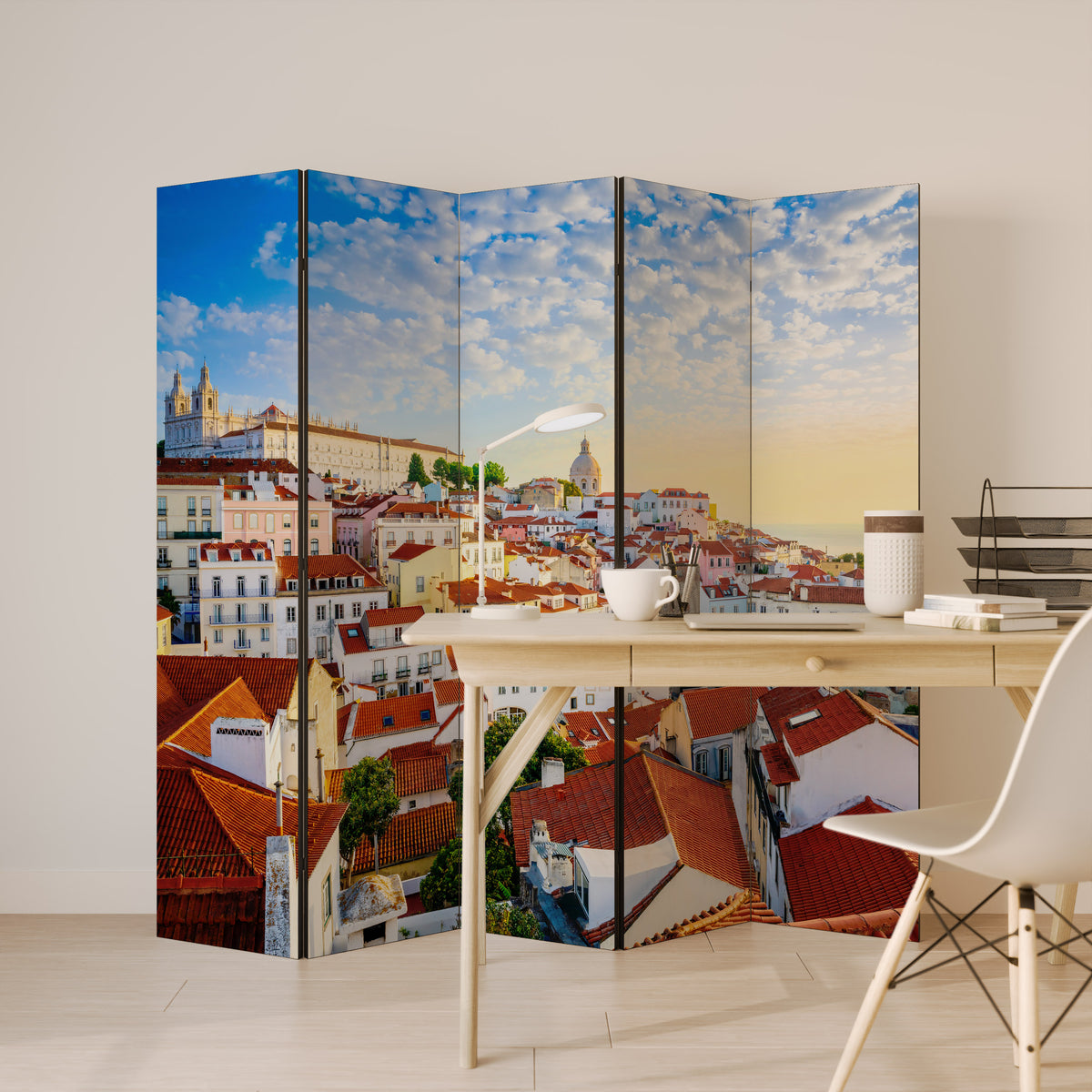 ROOFTOP RADIANCE Dekorativ rumsavdelare – 5 paneler