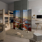 ROOFTOP RADIANCE Dekorativ rumsavdelare – 5 paneler