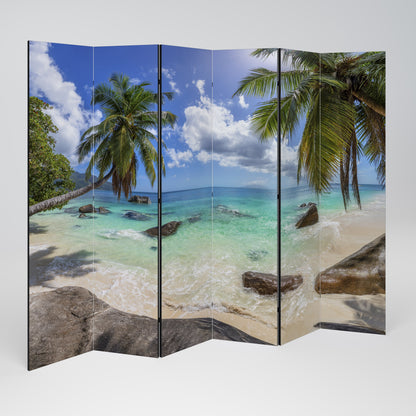 OASIS OF CALM Decorative 6-Panel Room Divider