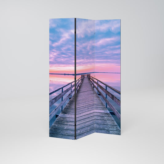 PASTEL PROMENADE Dekorativ rumsavdelare med 3 paneler