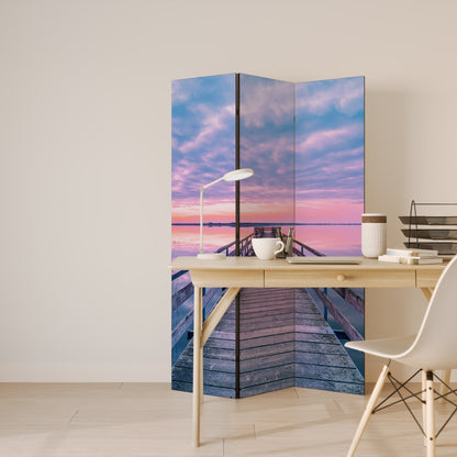 PASTEL PROMENADE Dekorativ rumsavdelare med 3 paneler