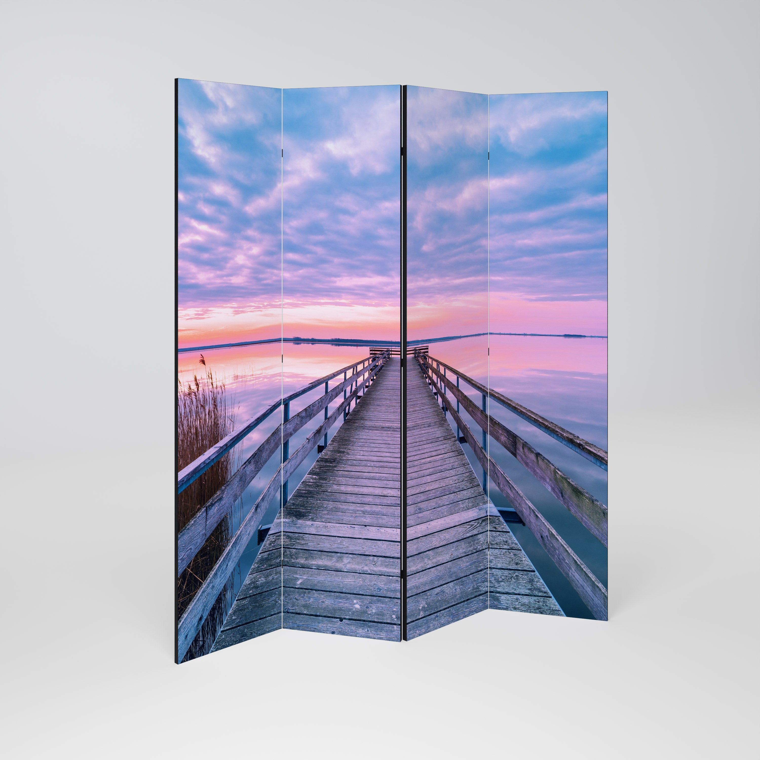 PASTEL PROMENADE Dekorativ rumsavdelare med 4 paneler