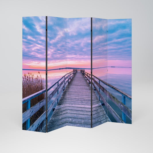 PASTEL PROMENADE Dekorativ rumsavdelare med 5 paneler