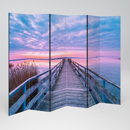 PASTEL PROMENADE Decorative 6-Panel Room Divider