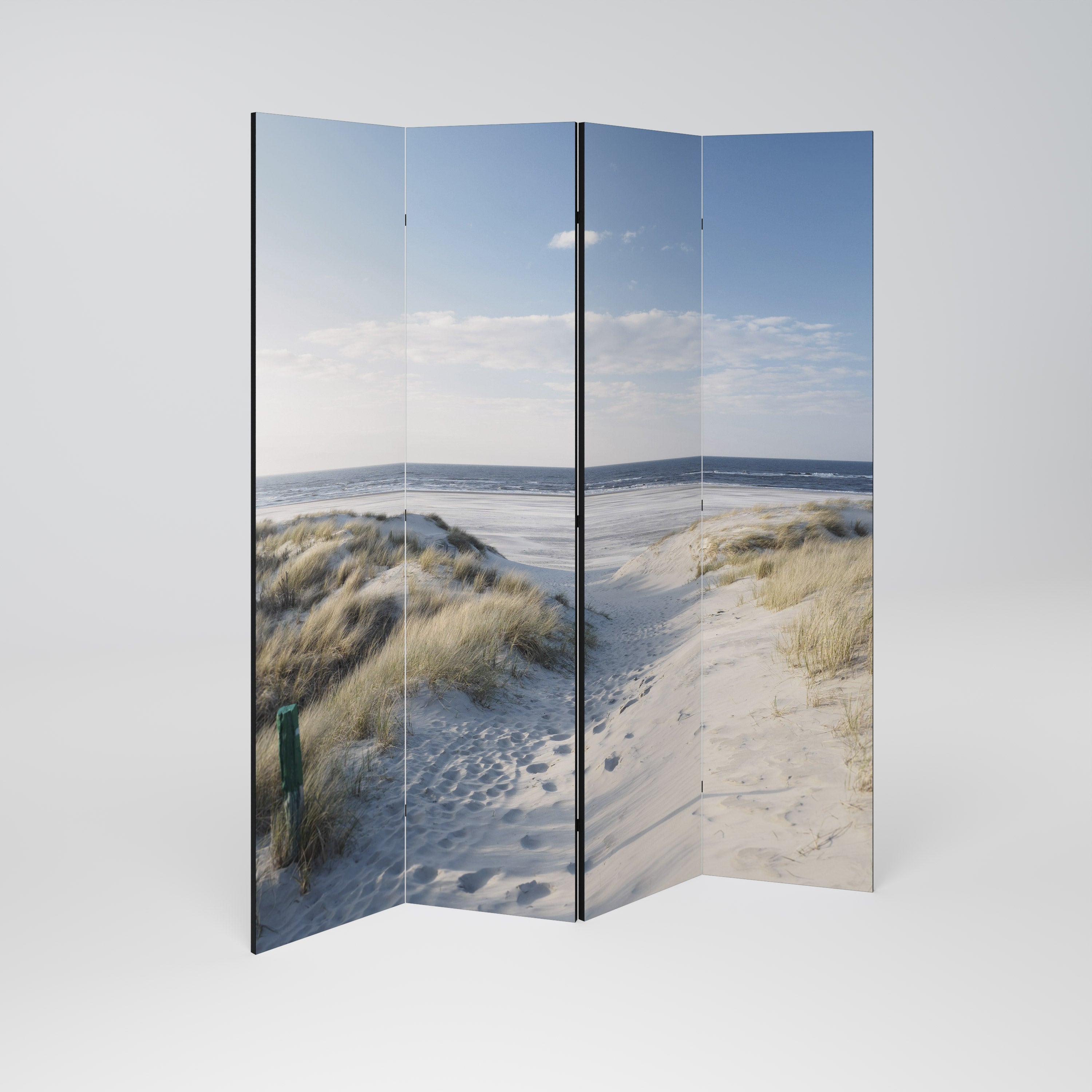 SEASIDE DREAMING Dekorativ rumsavdelare med 4 paneler