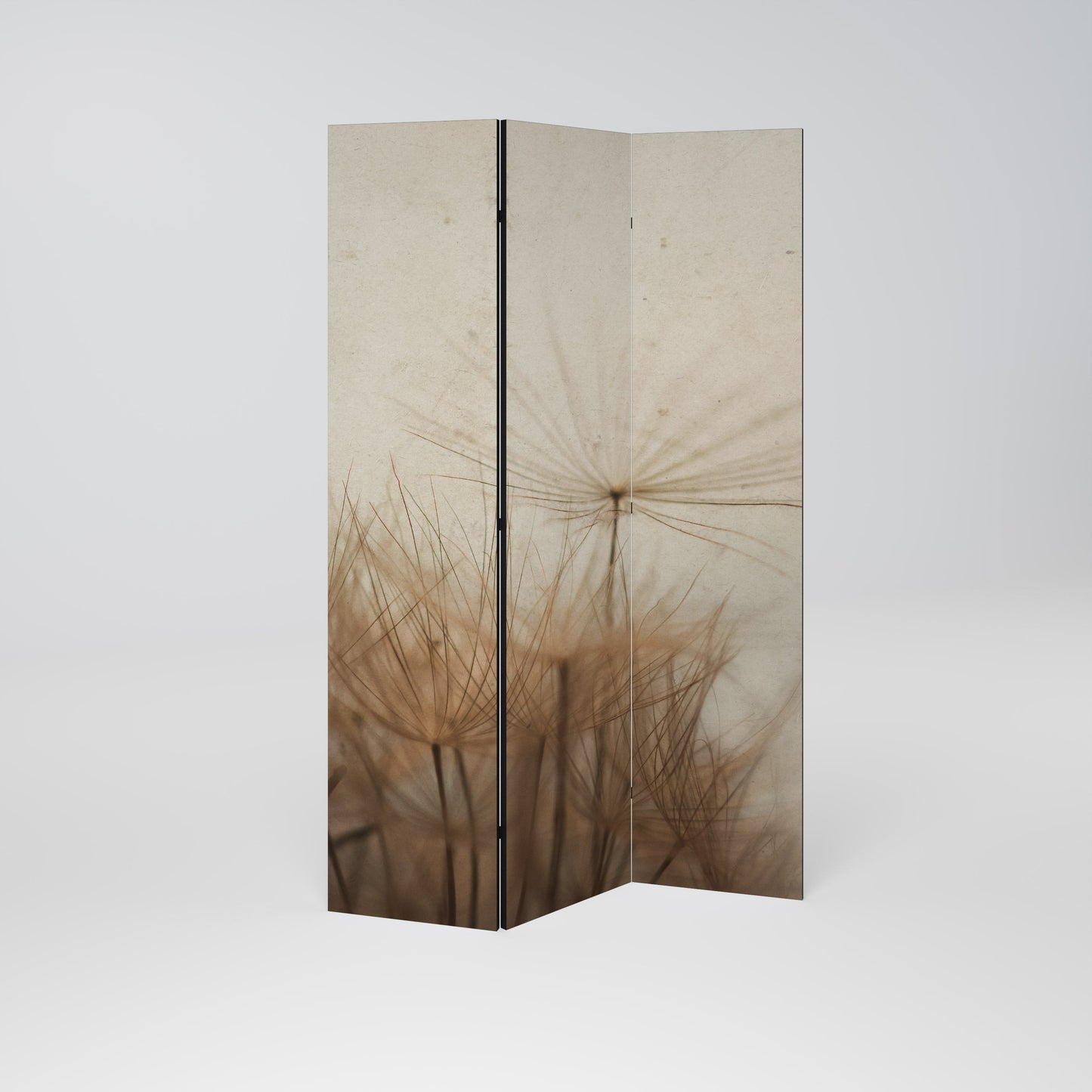 Dekorativ rumsavdelare med 3 paneler EARTH BREATH