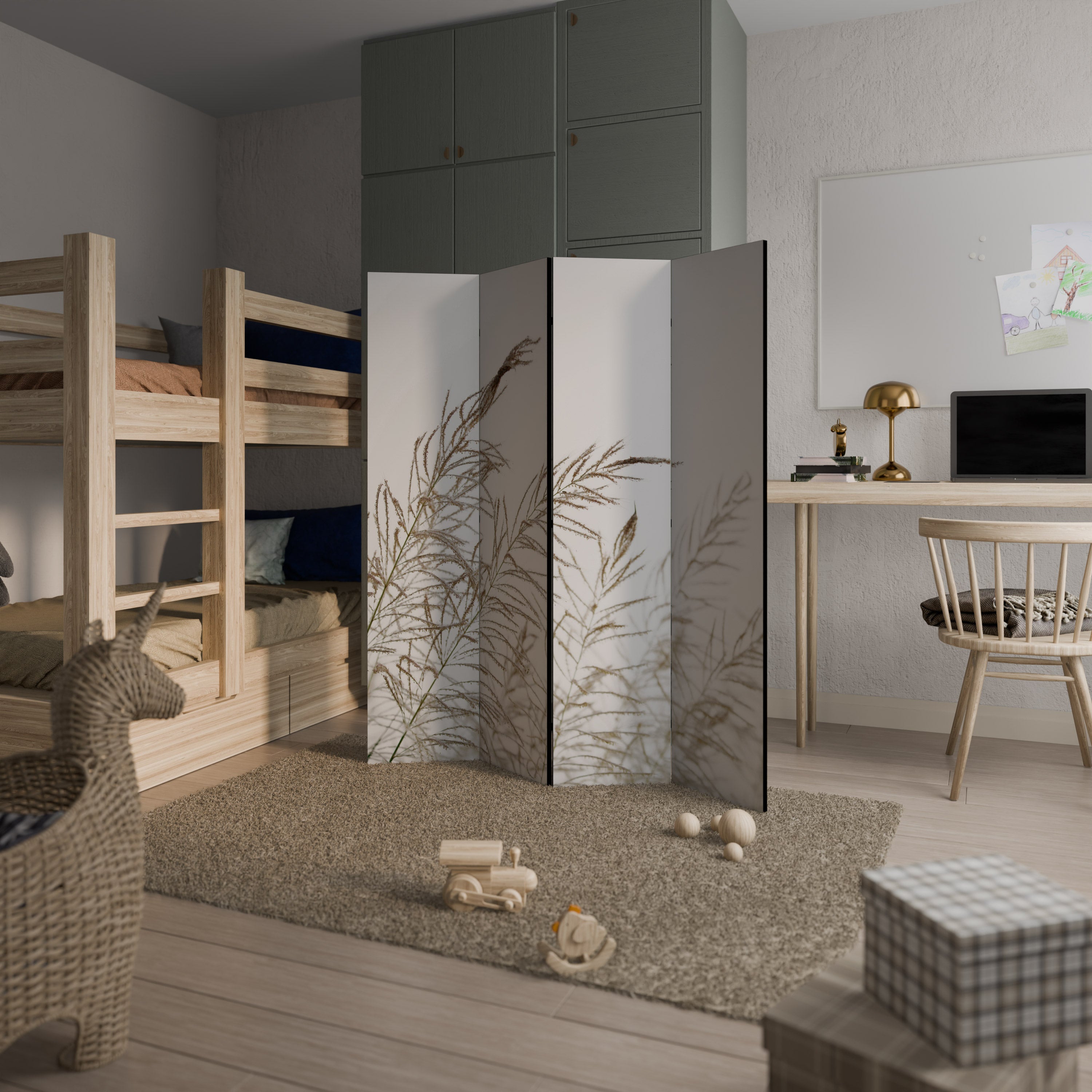 WHISPERING WINDS 4-panelers rumsavdelare