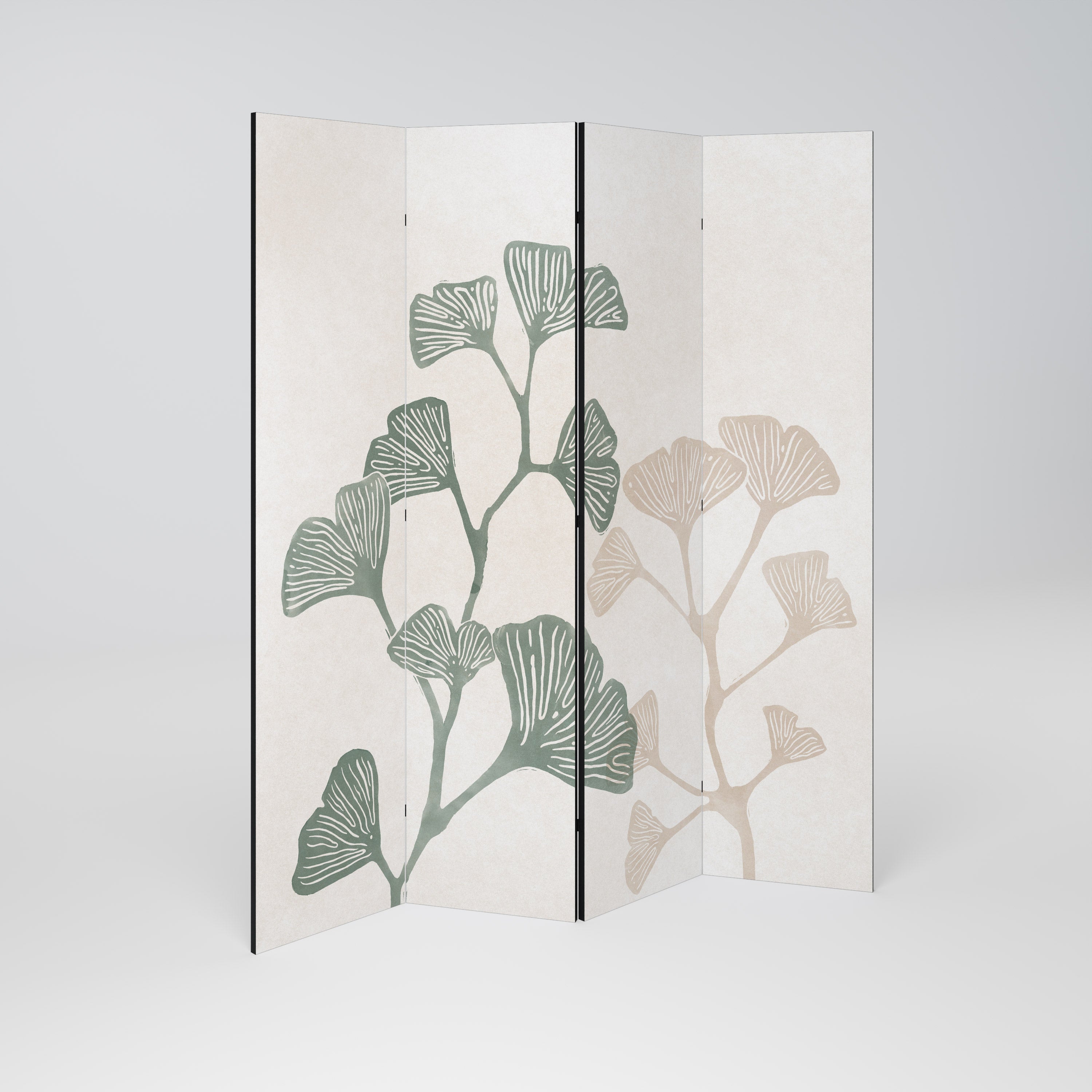 THE GOST OF GINKGO Rumsavdelare 4 paneler