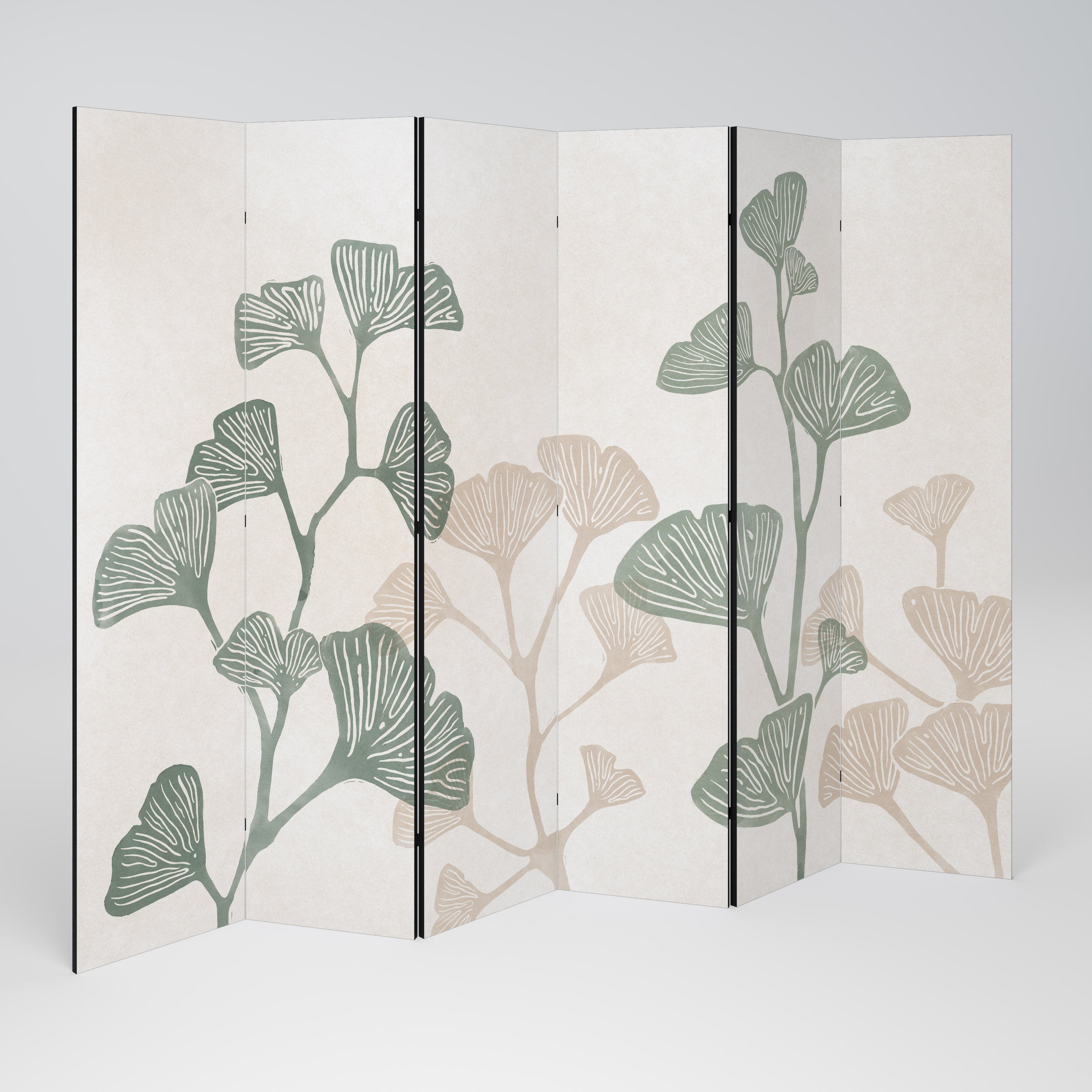 THE GOST OF GINKGO Rumsavdelare 6 paneler