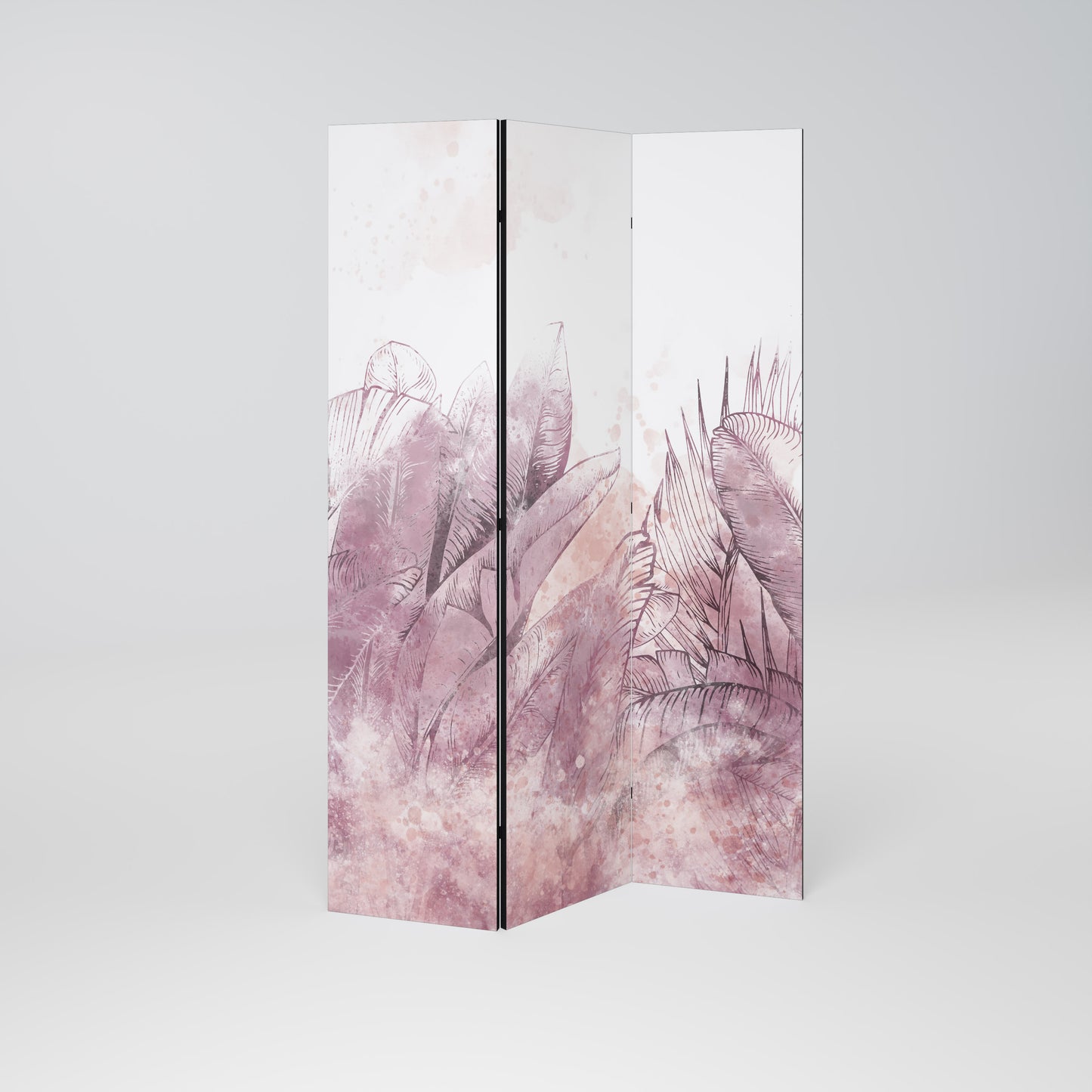 TROPICAL GLAM Dekorativ rumsavdelare – 3 paneler